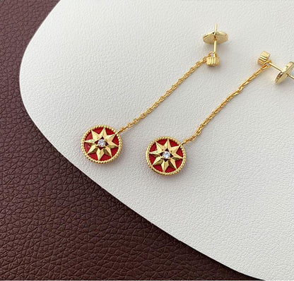 AOMIDIORレディーファッション高級感耳飾り 気質 精緻女性イヤリング EH0124