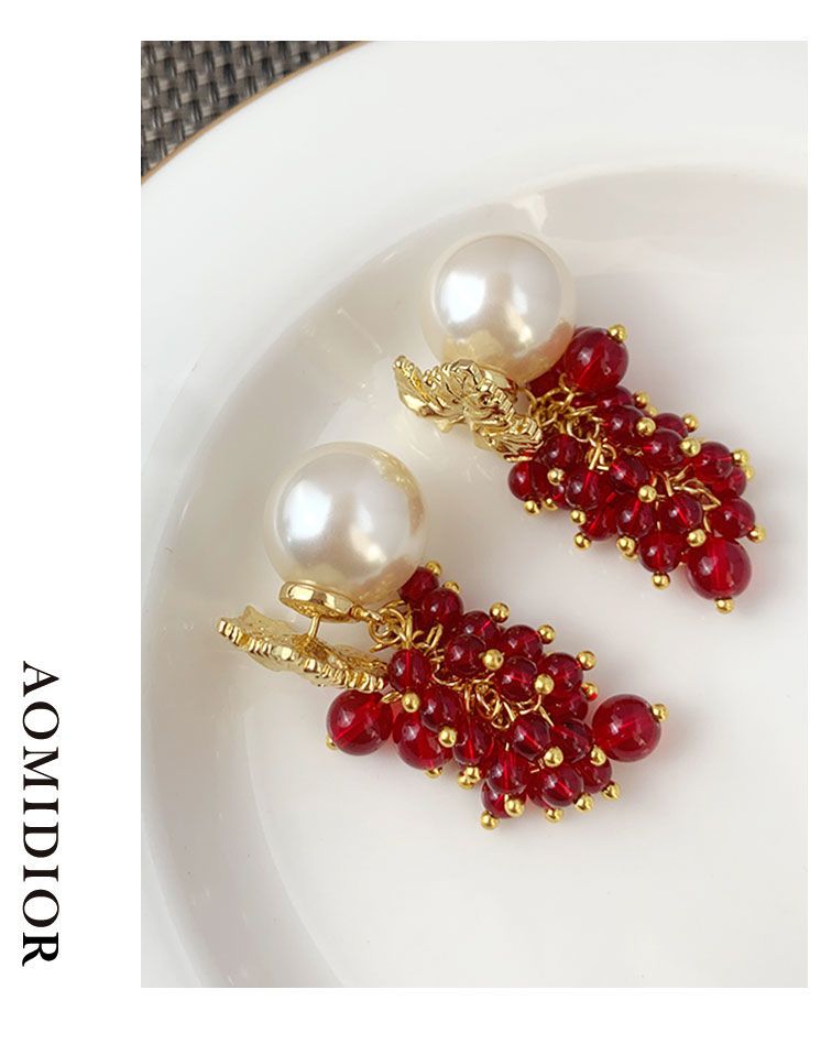 AOMIDIORレディーファッション高級感耳飾り 気質 精緻女性イヤリング EH0130