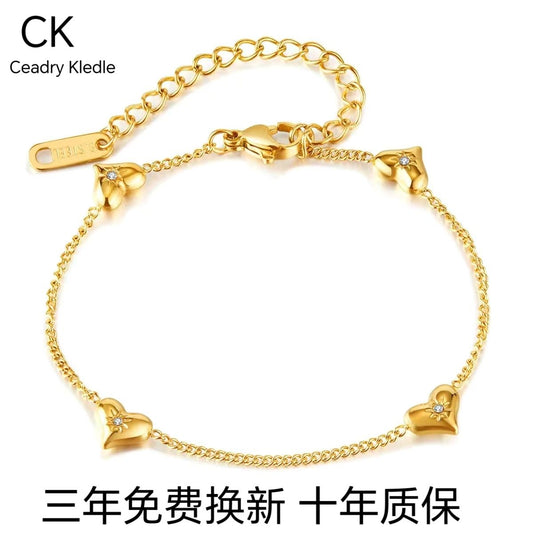 Ceadry kledle レディーブレスレット ファッションins風 色落ちしない  ファッション女子 学生手飾り