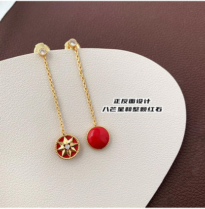 AOMIDIORレディーファッション高級感耳飾り 気質 精緻女性イヤリング EH0124