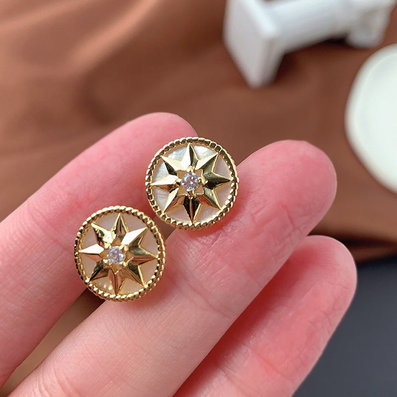 AOMIDIORレディーファッション高級感耳飾り 気質 精緻女性イヤリング EH0135