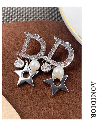 AOMIDIORレディーファッション高級感耳飾り 気質 精緻女性イヤリング EH0119