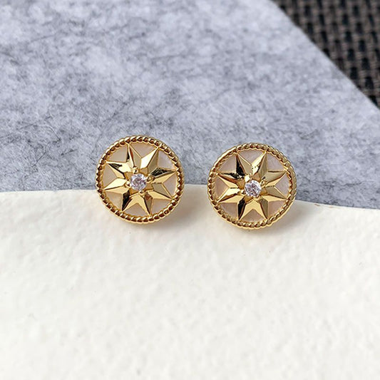 AOMIDIORレディーファッション高級感耳飾り 気質 精緻女性イヤリング EH0097