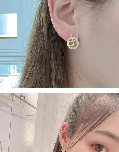 AOMIDIOR女性イヤリング 高級感 気質 精緻 レディーファッション耳飾り CDEH0086