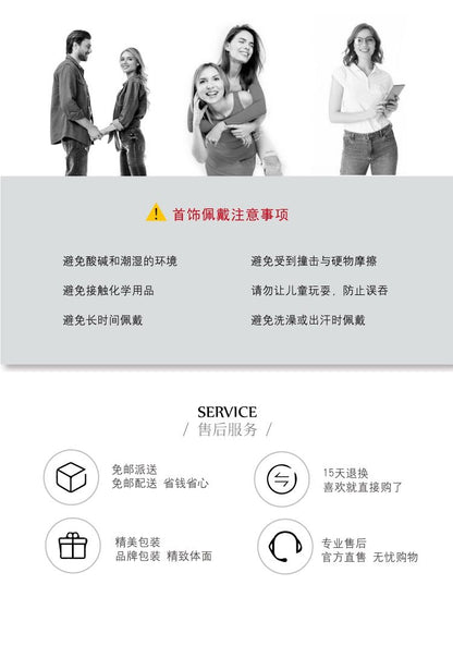 AOMIDIORレディーファッション高級感耳飾り 気質 精緻女性イヤリング EH0148