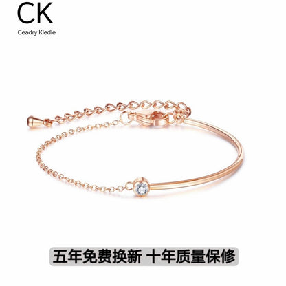 Ceadry kledle ins日韓シンプルファッション色落ちない女性ブレスレット