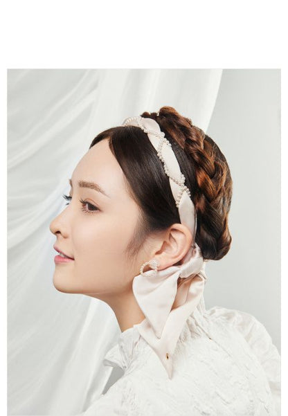 癒し系少女真珠花卉小輪ピアスシンプル学生アクセサリーイヤリング贈り物