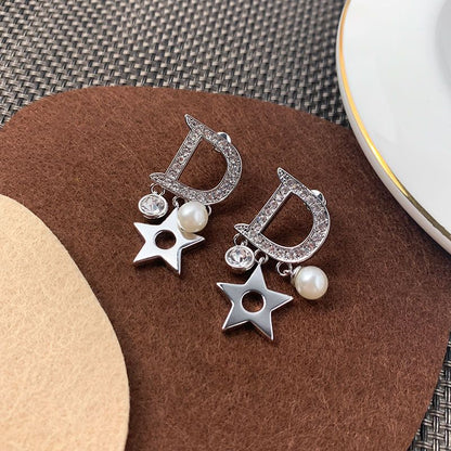 AOMIDIORレディーファッション高級感耳飾り 気質 精緻女性イヤリング EH0119