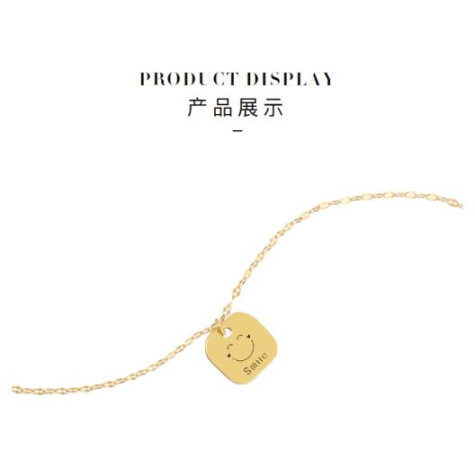 AJIDOU方牌笑顔デザイン感ネックレス贅沢オリジナルアクセサリーギフト