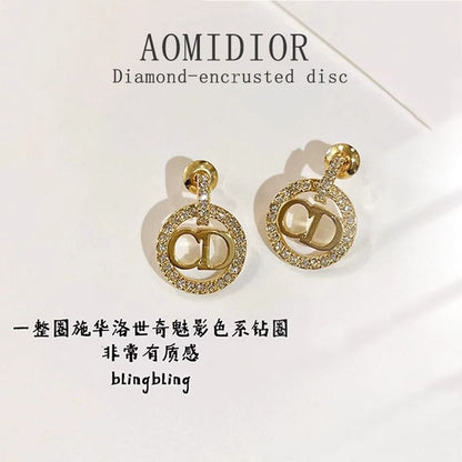 AOMIDIOR女性イヤリング 高級感 気質 精緻 レディーファッション耳飾り CDEH0086