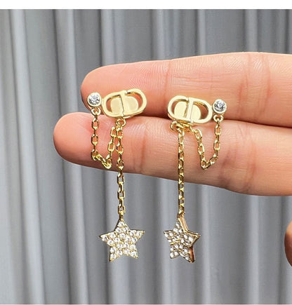 AOMIDIORレディーファッション高級感耳飾り 気質 精緻女性イヤリング EH0116