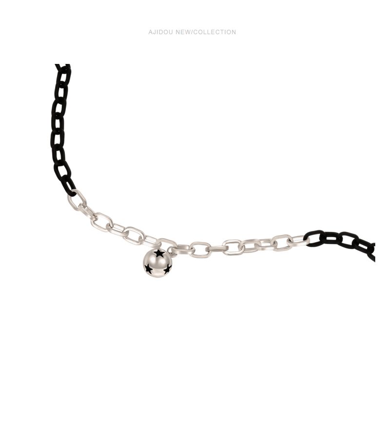 AJIDOU消えたサーカス小円球ネックレス細チェーンシンプルネックチェーン贈り物