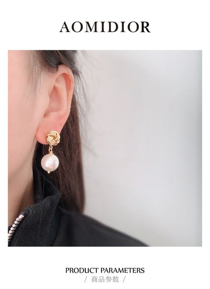 AOMIDIORレディーファッション高級感耳飾り 気質 精緻女性イヤリング EH0128