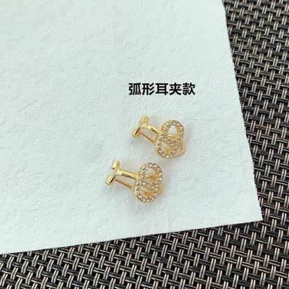 AOMIDIOR女性イヤリング イヤークリップ 高級感 気質 精緻 レディーファッション耳飾り CDEH0107