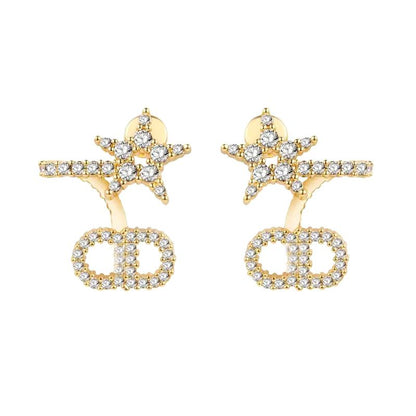 AOMIDIORレディーファッション高級感耳飾り 気質 精緻女性イヤリング EH0110