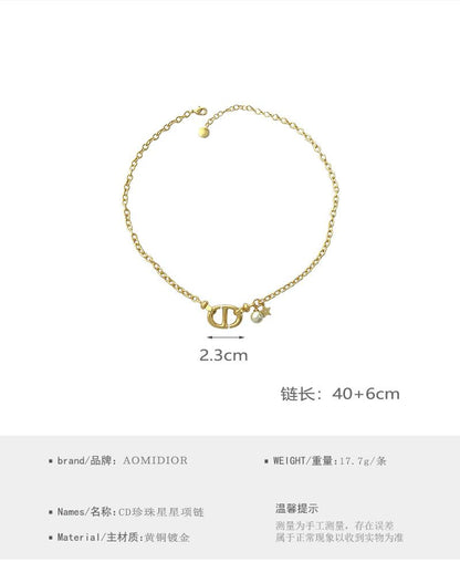 AOMIDIOR 女性ネックレス 高級感 気質 精緻 レディーファッション鎖骨チェーン