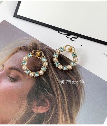 AOMIDIORレディーファッション高級感耳飾り 気質 精緻女性イヤリング EH0091