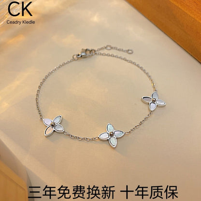 Ceadry kledle レディー ブレスレット ファッション 四葉草 女の子 手飾り