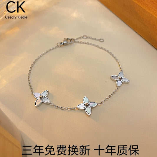 Ceadry kledle レディー ブレスレット ファッション 四葉草 女の子 手飾り