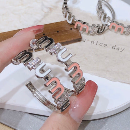 MiuMiu レディーファッション高級感耳飾り 気質 精緻女性イヤリング EH0225