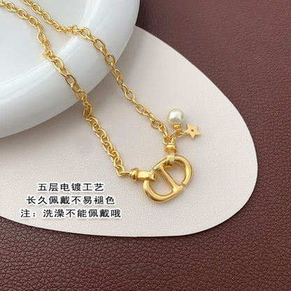 AOMIDIOR 女性ネックレス 高級感 気質 精緻 レディーファッション鎖骨チェーン