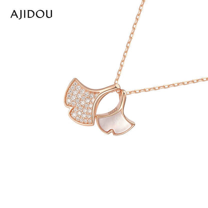 AJIDOU925シルバー優雅スタイリッシュネックレス贈り物