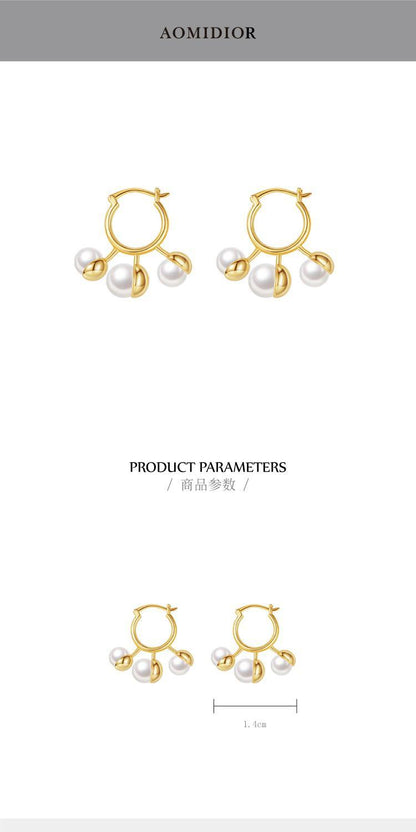 AOMIDIORレディーファッション高級感耳飾り 気質 精緻女性イヤリング EH0118