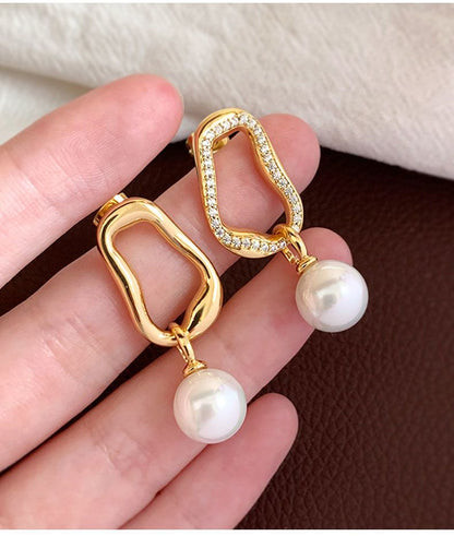 AOMIDIORレディーファッション高級感耳飾り 気質 精緻女性イヤリング EH0151