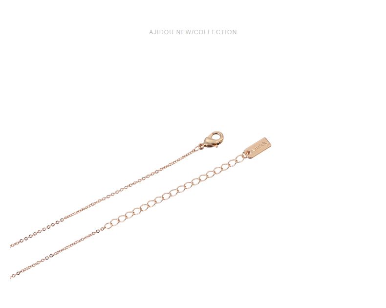 AJIDOUきらきら星月彩貝ネックレスシンプル気質個性鎖骨チェーン贈り物