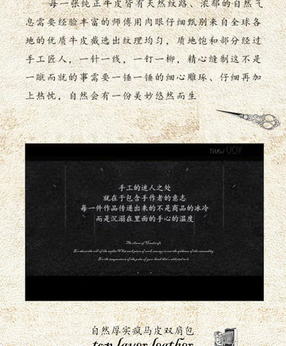 メンズリュック手作り牛革本革製クレイジー・ホースレトロ大容量 パソコンバッグカジュアルファッション出張旅行かばん