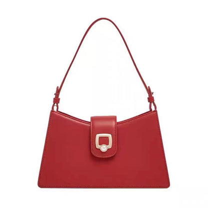 本革レディースパールハンドバッグおしゃれ斜め掛けバッグ高級感シンプルショルダーわきの下バッグショルダーバッグ.ポシェット