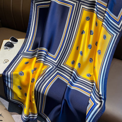 スカーフレディースプリント柄ロングストールファッションスカーフプリント両用マフラー気質