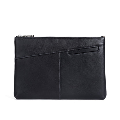 メンズ財布牛革本革製クラッチバッグレトロカジュアル男性用ハンドバッグ