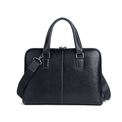 メンズブリーフケース牛革本革製レトロカジュアル男性用斜めがけバッグハンドバッグ