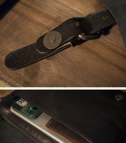 メンズメッセンジャーバッグ韩国ファッションカジュアル手作り牛皮本革製男性斜めがけショルダーバッグ