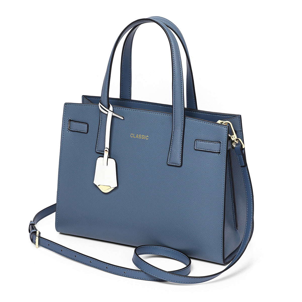 女性のハンドバッグ大容量ショルダーバッグ高級感牛革通勤OL何とでも合うシンプルハンドバッグ.カバン