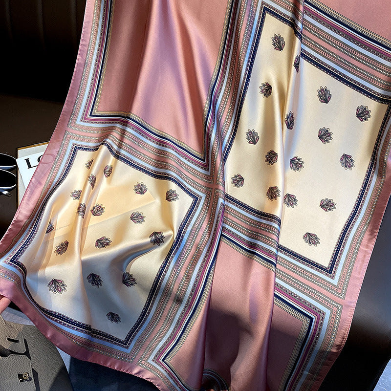 スカーフレディースプリント柄ロングストールファッションスカーフプリント両用マフラー気質