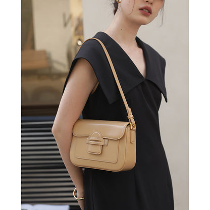 本革レディースバッグわきの下バッグ牛革斜め掛けバッグレトロメッセンジャーバッグ 何とでも合うショルダーバッグ.ポシェット