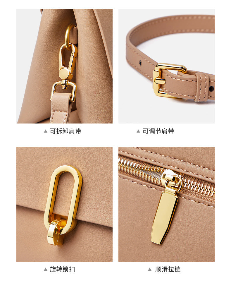 レディースバッグファッション本革ハンドバッグ流行ショルダーバッグ大容量エレガント通勤 何とでも合うハンドバッグ.カバン