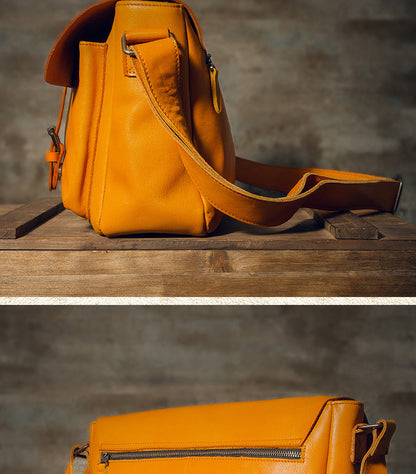 メンズメッセンジャーバッグ韩国ファッションカジュアル手作り牛皮本革製男性斜めがけショルダーバッグ