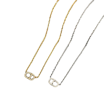 ネックレス女性鎖骨チェーンキュービックシャシファッションネックレス