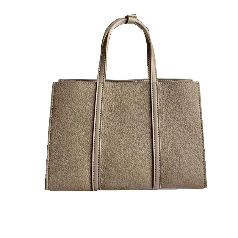 本革ハンドバッグ女性バッグ牛革斜め掛けバッグシンプル通勤OL何とでも合う ショルダーバッグ.ポシェット