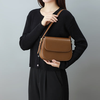 レディースバッグ斜め掛けバッグ本革高級感おしゃれなワンショルダーわきの下バッグスクエアバッグショルダーバッグ.ポシェット