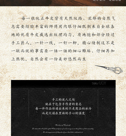 メンズ財布手作り牛革本革製ファスナー腰にかけるキーホルダー多機能ファッション男性用バッグ