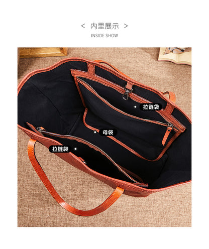 本革レディースバッグレトロわきの下バッグ大容量牛革トートバッグ大きなバッグショルダーバッグ.ポシェット