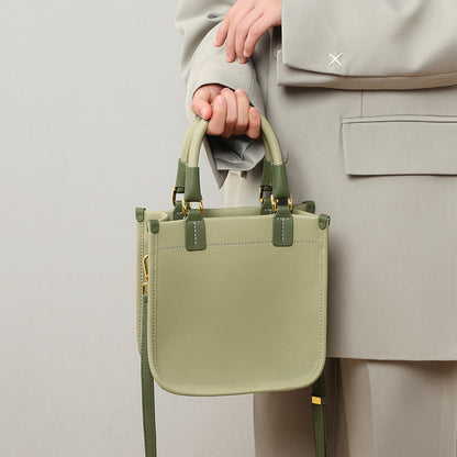 レディースバッグ大容量高級感ハンドバッグバケツバッグファッションショルダーバッグシンプルハンドバッグ.カバン