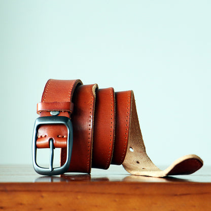 メンズベルト牛革本革製手作り針バックルレトロカジュアル男性用ベルト