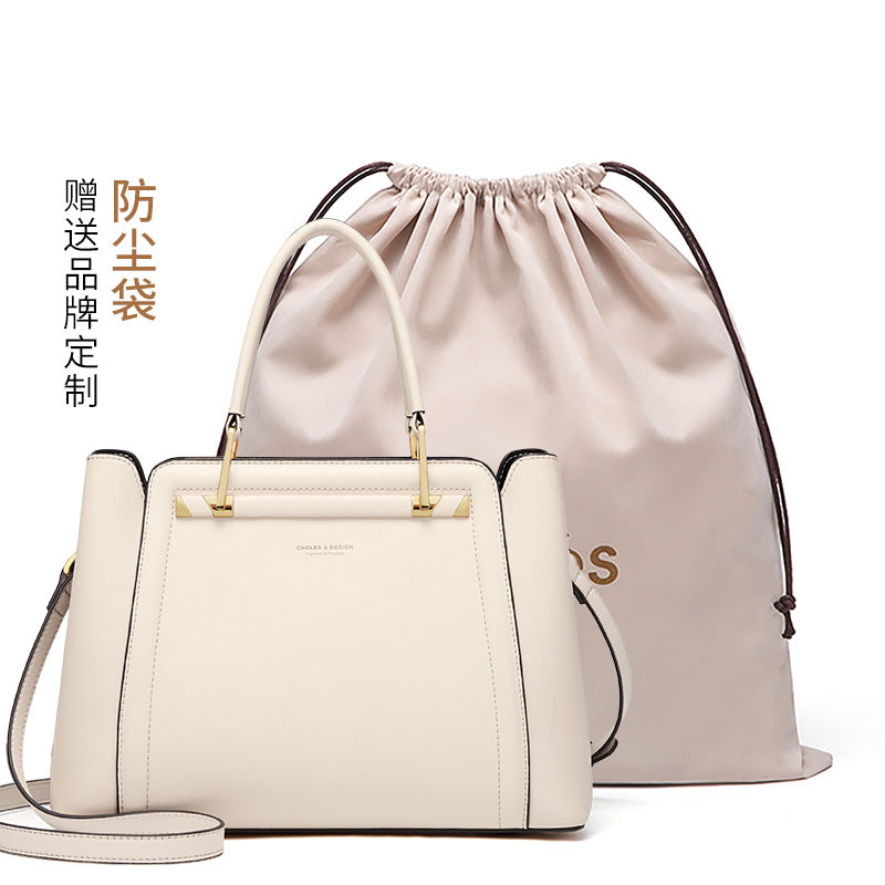 レディースバッグ本革ハンドバッグ大容量ファッション何とでも合うシンプル気質ショルダーバッグ通勤ハンドバッグ.カバン