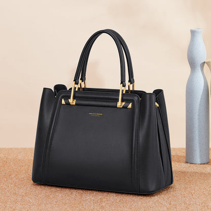 レディースバッグ本革ハンドバッグ大容量ファッション何とでも合うシンプル気質ショルダーバッグ通勤ハンドバッグ.カバン