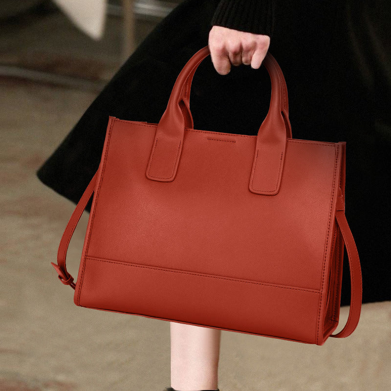 大容量レディースバッグ牛革通勤ハンドバッグファッション高品質ショルダーバッグ気質エレガントハンドバッグ.カバン